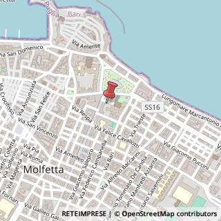 Mappa Via Tattoli, 8, 70056 Molfetta, Bari (Puglia)
