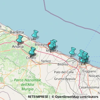 Mappa Via fondo favale, 70056 Molfetta BA, Italia (17.02467)