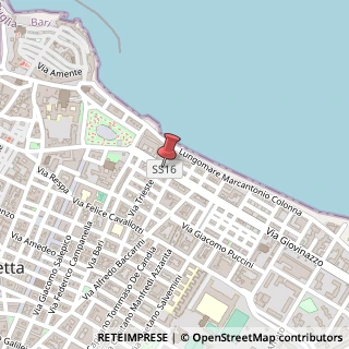 Mappa Via Tenente Michele Fiorino, 27, 70056 Molfetta, Bari (Puglia)
