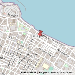 Mappa Via Tenente Michele Fiorino, 45, 70056 Molfetta, Bari (Puglia)
