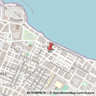 Mappa Via C. Cattaneo, 61, 70056 Molfetta, Bari (Puglia)