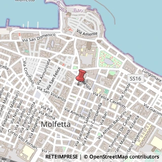 Mappa Via Muscati, 19, 70056 Molfetta, Bari (Puglia)