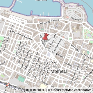 Mappa Via Paniscotti, 35, 70056 Molfetta, Bari (Puglia)