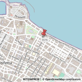 Mappa Via Tenente Michele Fiorino, 70056 Molfetta BA, Italia, 70056 Molfetta, Bari (Puglia)