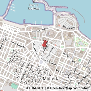 Mappa Via Annunziata, 38, 70056 Molfetta, Bari (Puglia)
