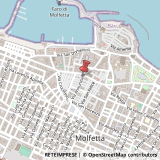 Mappa Via Annunziata, 5, 70056 Molfetta, Bari (Puglia)