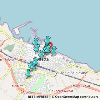 Mappa Via Fiorino Tenente, 70056 Molfetta BA, Italia (0.72615)