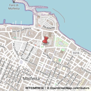 Mappa Piazza Vittorio Emanuele, 70056 Molfetta, Bari (Puglia)