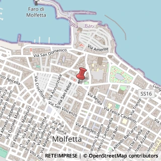 Mappa Via San Pansini, 6, 70056 Molfetta, Bari (Puglia)