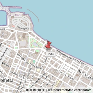 Mappa Piazza Giuseppe Garibaldi, 36, 70056 Molfetta, Bari (Puglia)