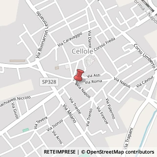 Mappa Piazza Aldo Moro, 12, 81030 Cellole, Caserta (Campania)