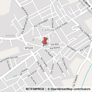 Mappa Piazza Aldo Moro, 5, 81030 Cellole, Caserta (Campania)