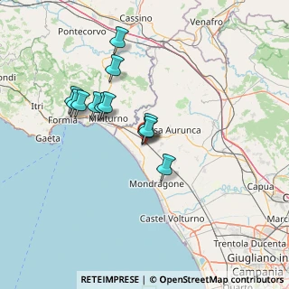 Mappa Via Giuseppe Garibaldi, 81030 Cellole CE, Italia (12.8025)