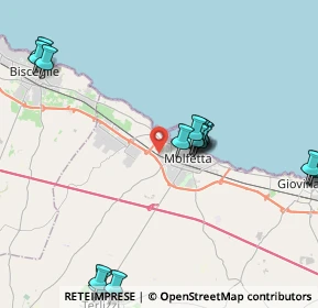 Mappa Strada Vicolo Favale Fondo, 70056 Molfetta BA, Italia (5.01118)