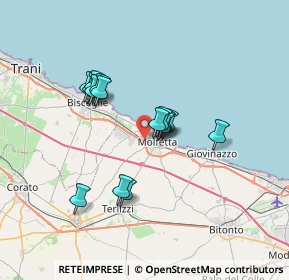 Mappa Strada Vicolo Favale Fondo, 70056 Molfetta BA, Italia (5.91933)