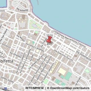 Mappa Via Bufi Tenente Sergio, 43, 70056 Molfetta, Bari (Puglia)