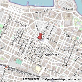 Mappa Via Paradiso, 3, 70056 Molfetta, Bari (Puglia)