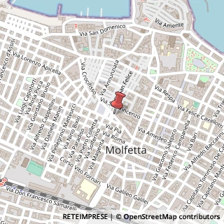 Mappa Via Paniscotti, 34, 70056 Molfetta, Bari (Puglia)
