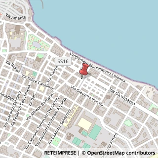 Mappa Via Nicolò Piccinni,  12, 70122 Molfetta, Bari (Puglia)