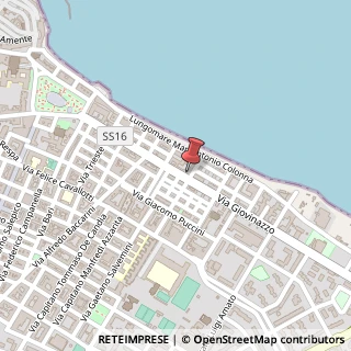 Mappa Via Giovinazzo, 29, 70056 Molfetta, Bari (Puglia)
