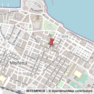 Mappa Via Felice Cavallotti, 5, 70056 Molfetta, Bari (Puglia)