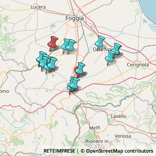 Mappa Via Ruggiero Bonghi, 71022 Ascoli Satriano FG, Italia (13.519)
