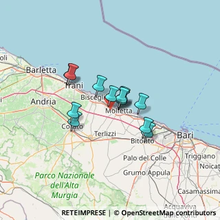 Mappa Via degli Agricoltori, 70056 Molfetta BA, Italia (9.31077)