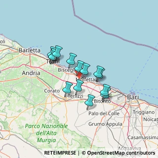 Mappa Via dei Carpentieri, 70056 Molfetta BA, Italia (10.675)