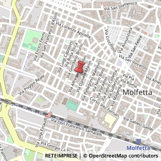 Mappa Via Cappellini, 57, 70056 Molfetta, Bari (Puglia)