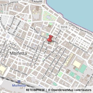 Mappa Via XX Settembre, 76, 70056 Molfetta, Bari (Puglia)