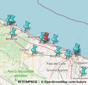 Mappa Via Goffredo Mameli, 70056 Molfetta BA, Italia (18.94313)