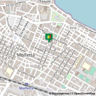 Mappa Via Giacomo Salepico, 29, 70056 Molfetta, Bari (Puglia)