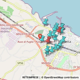 Mappa Via Sandro Pertini, 70056 Molfetta BA, Italia (0.92)