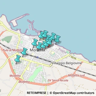 Mappa Via Mazzara Maggiore, 70056 Molfetta BA, Italia (0.54917)
