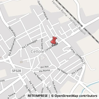 Mappa Corso Freda, 16, 81030 Cellole, Caserta (Campania)