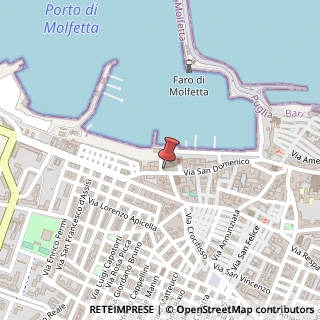Mappa Via San Domenico, 68, 70056 Molfetta, Bari (Puglia)