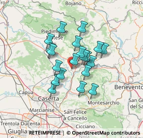 Mappa Via Puglianello, 81011 Alife CE, Italia (10.7045)