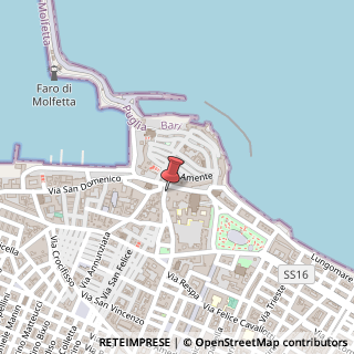 Mappa Via Sant' Angelo, 3, 70056 Molfetta, Bari (Puglia)