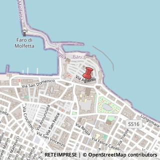 Mappa Via Dante Alighieri, 40, 70056 Molfetta, Bari (Puglia)