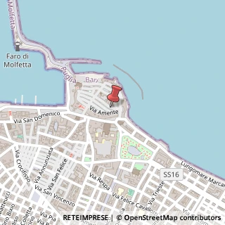 Mappa Via San Pietro, 84, 70056 Molfetta, Bari (Puglia)