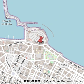 Mappa Corso Dante Alighieri, 38, 70056 Molfetta, Bari (Puglia)