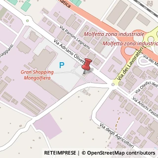 Mappa Via A. Olivetti, 1, 70056 Molfetta, Bari (Puglia)