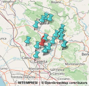 Mappa Via Cafari-Santa Caterina, 81013 Caiazzo CE, Italia (10.828)