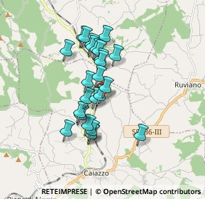 Mappa Via Cafari-Santa Caterina, 81013 Caiazzo CE, Italia (1.504)