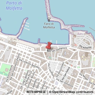Mappa Via San Domenico, 69, 70056 Molfetta, Bari (Puglia)