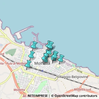 Mappa P.za Municipio, 70056 Molfetta BA, Italia (0.65154)