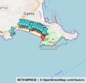 Mappa Via Santissima Trinità, 04024 Gaeta LT, Italia (0.7495)