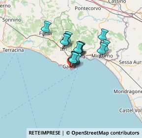 Mappa Via Santissima Trinità, 04024 Gaeta LT, Italia (8.43133)