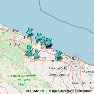 Mappa Via Termiti, 70056 Molfetta BA, Italia (9.7775)