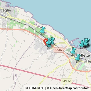Mappa CC LA MONGOLFIERA, 70056 Molfetta BA, Italia (2.6675)